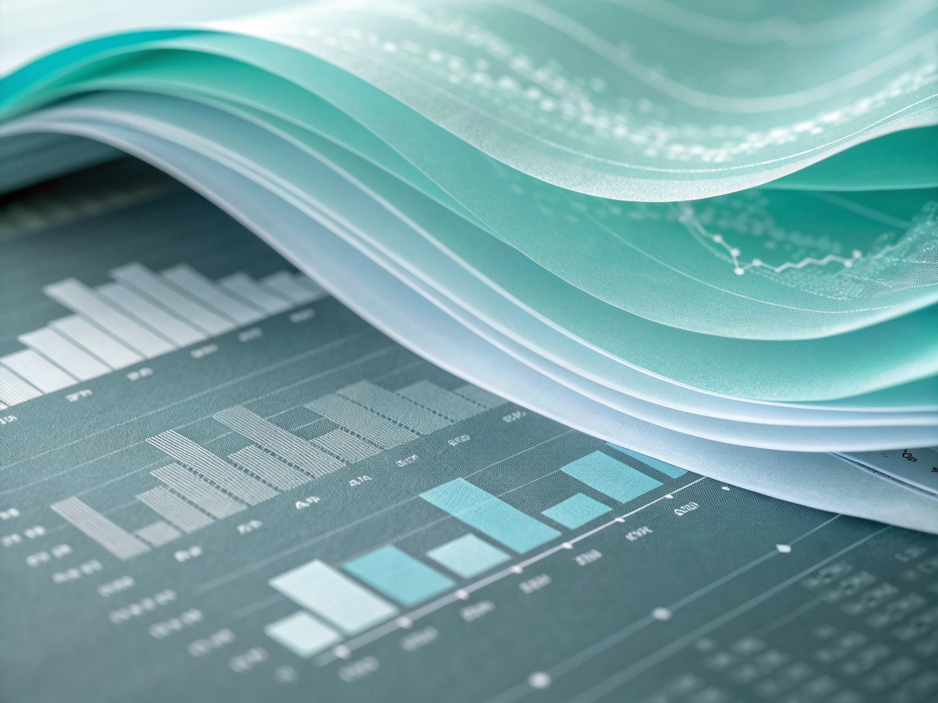 Abstract finance background